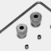 Tamiya 0.4 Steel Pinion Gear 20/21T