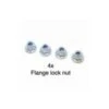 Tamiya 4mm Flange Lock Nut