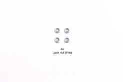 Tamiya 3mm Lock Nut (4)