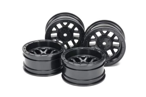 Tamiya CC-02 26mm Wheels Black