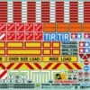 Tamiya Tractor Trailer Sticker Set