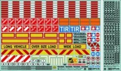 Tamiya Tractor Trailer Sticker Set