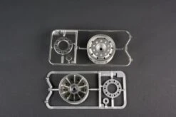 Tamiya RC Truck Metal Plated Wheels 30mm Hex Hub Matte Finish
