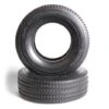 Tamiya RC Tractor Truck Tires (2pcs) - Hard / 30mm