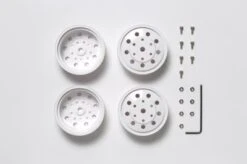 Tamiya Truck Rear Wheels (22mm Width) White