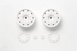 Tamiya Truck Wheels 30mm/HEX/White X 2