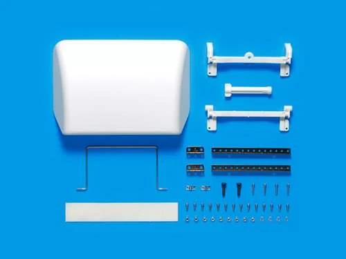 Tamiya Tractor Truck Roof Spoiler (White Edition)