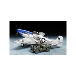Tamiya P-51D Mustang And 1/4ton Light V. Model Kit