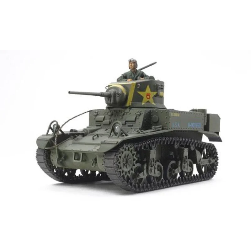 Tamiya M3 Stuart Late Production Model Kit - Image 2
