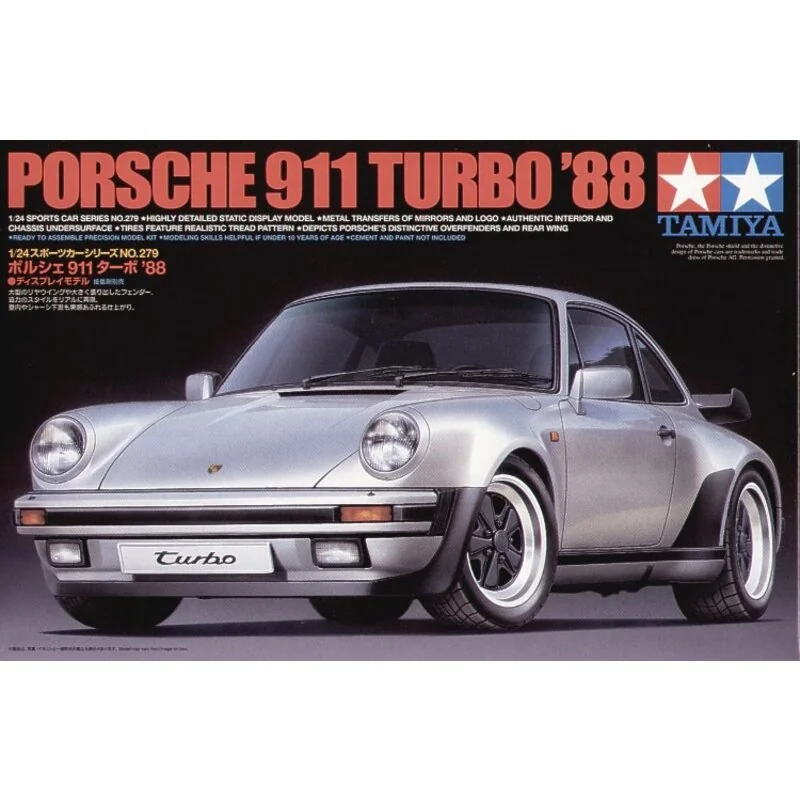 Tamiya Porsche 911 Turbo 1988 Model Kit - Image 2