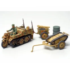 Tamiya Kettenkrad With Goliath Infantry Cart Model Kit