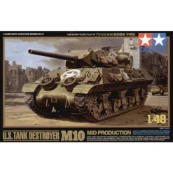 Tamiya M10 US Tank Destroyer Mid Production. Model Kit