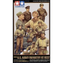 Tamiya WWII US Infantry At Rest With Jeep Model Kit