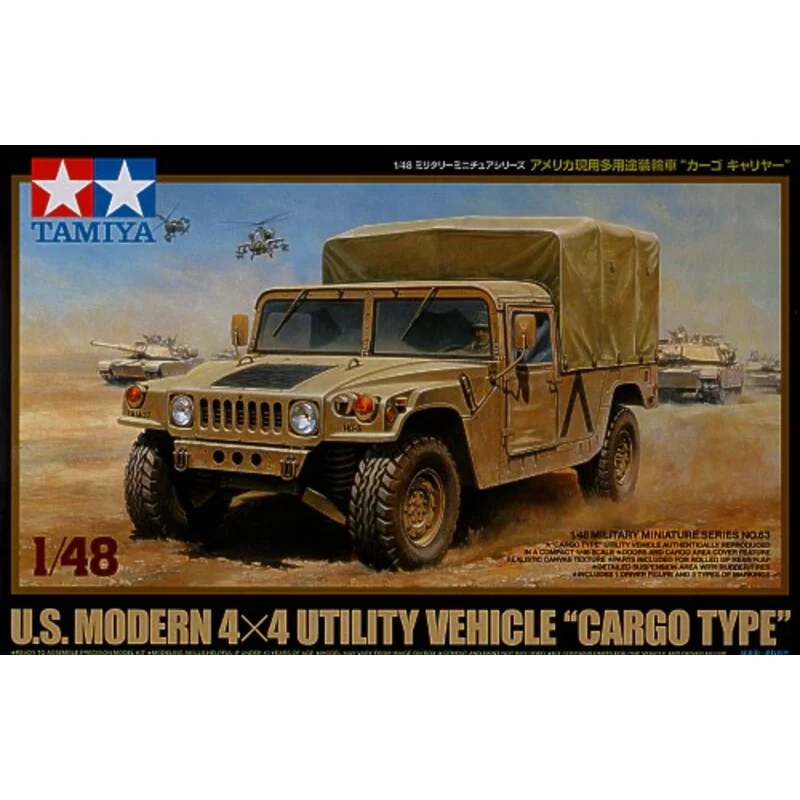 Tamiya US Modern 4x4 Cargo Truck Model Kit