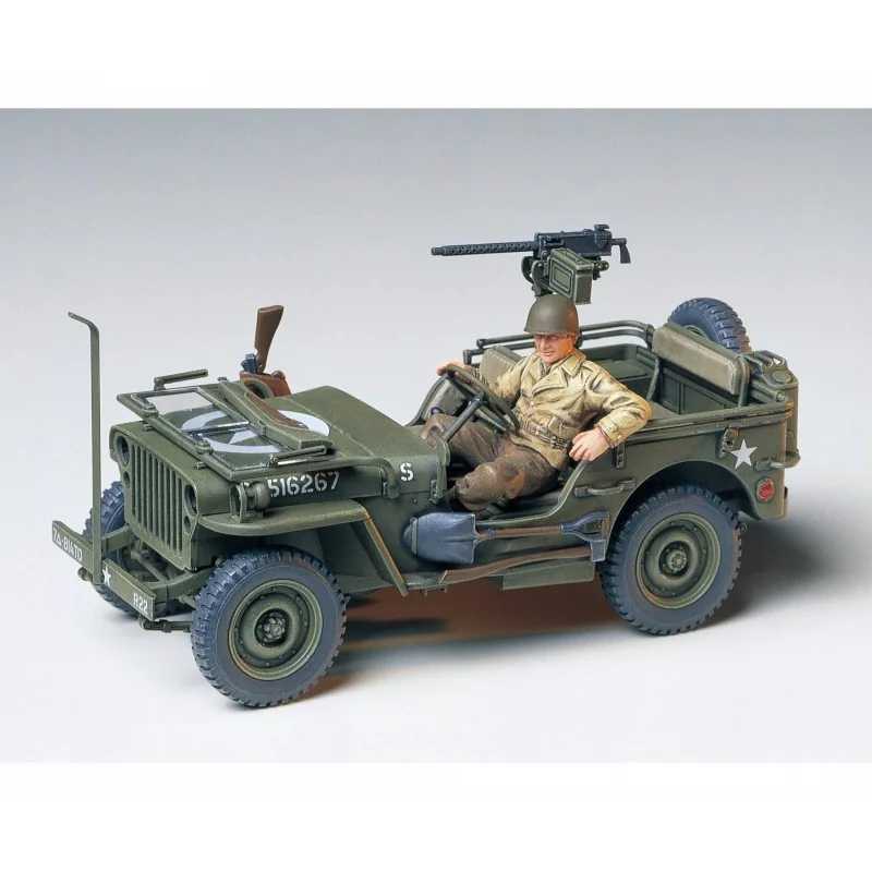 Tamiya Willys MB Jeep With Driver & Decals For 5 Versions Model Kit - Image 2