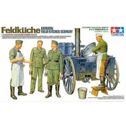 Tamiya German Field Kitchen With 4 Figures Model Kit