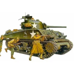 Tamiya M4A3 Sherman Late Production Type With 75mm Gun Model Kit