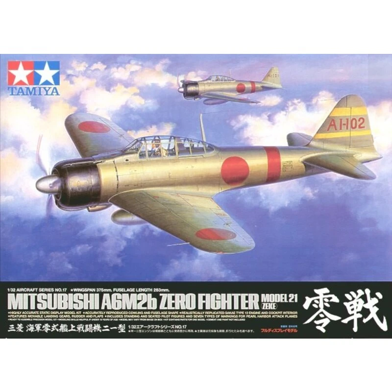Tamiya Mitsubishi A6M2 Zero Model 21 Zeke Model Kit
