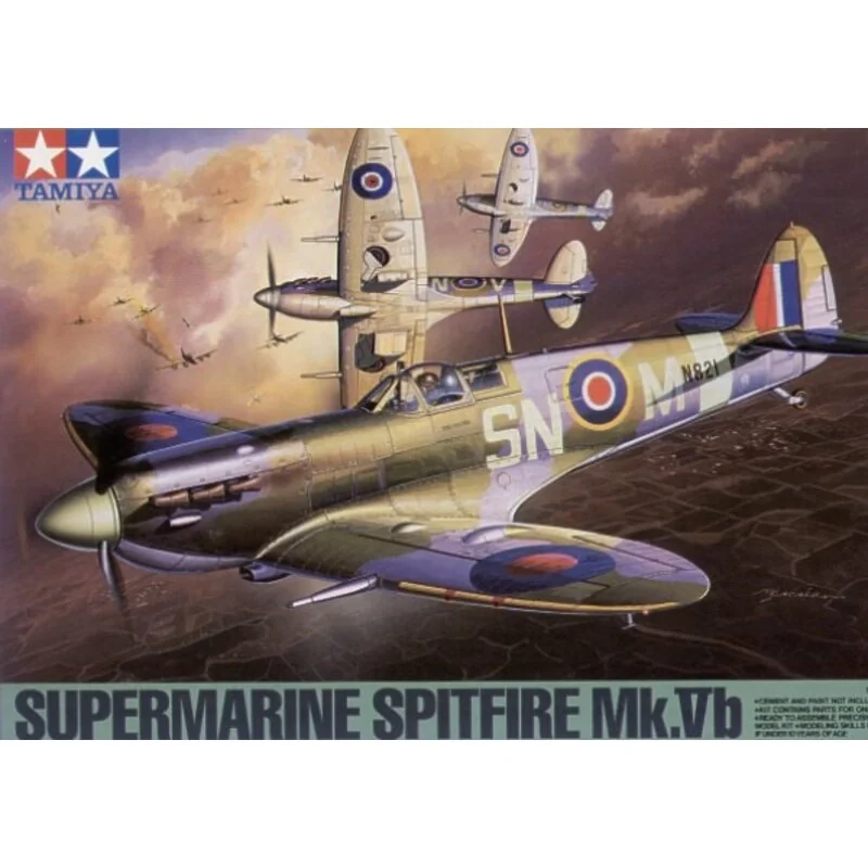 Tamiya Supermarine Spitfire Mk.Vb Model Kit - Image 2