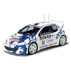Tamiya Peugeot 206 Wrc 1:24 Model Kit