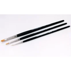 Tamiya Brushes X3 (Hf N.0 And 2+ Pointed)