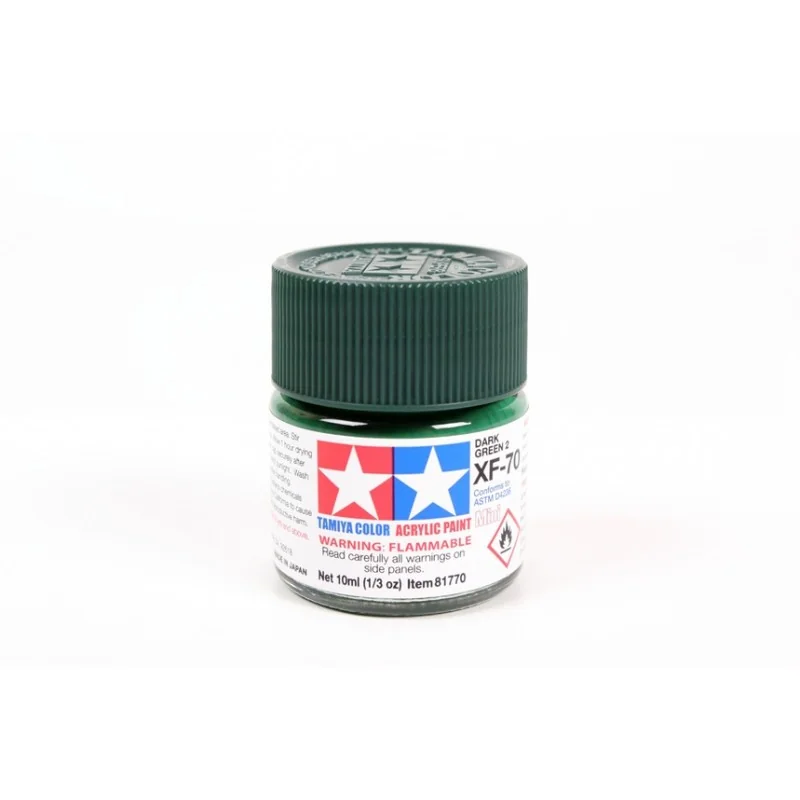 Tamiya XF-70 Dark Green 2 10ml - Image 2